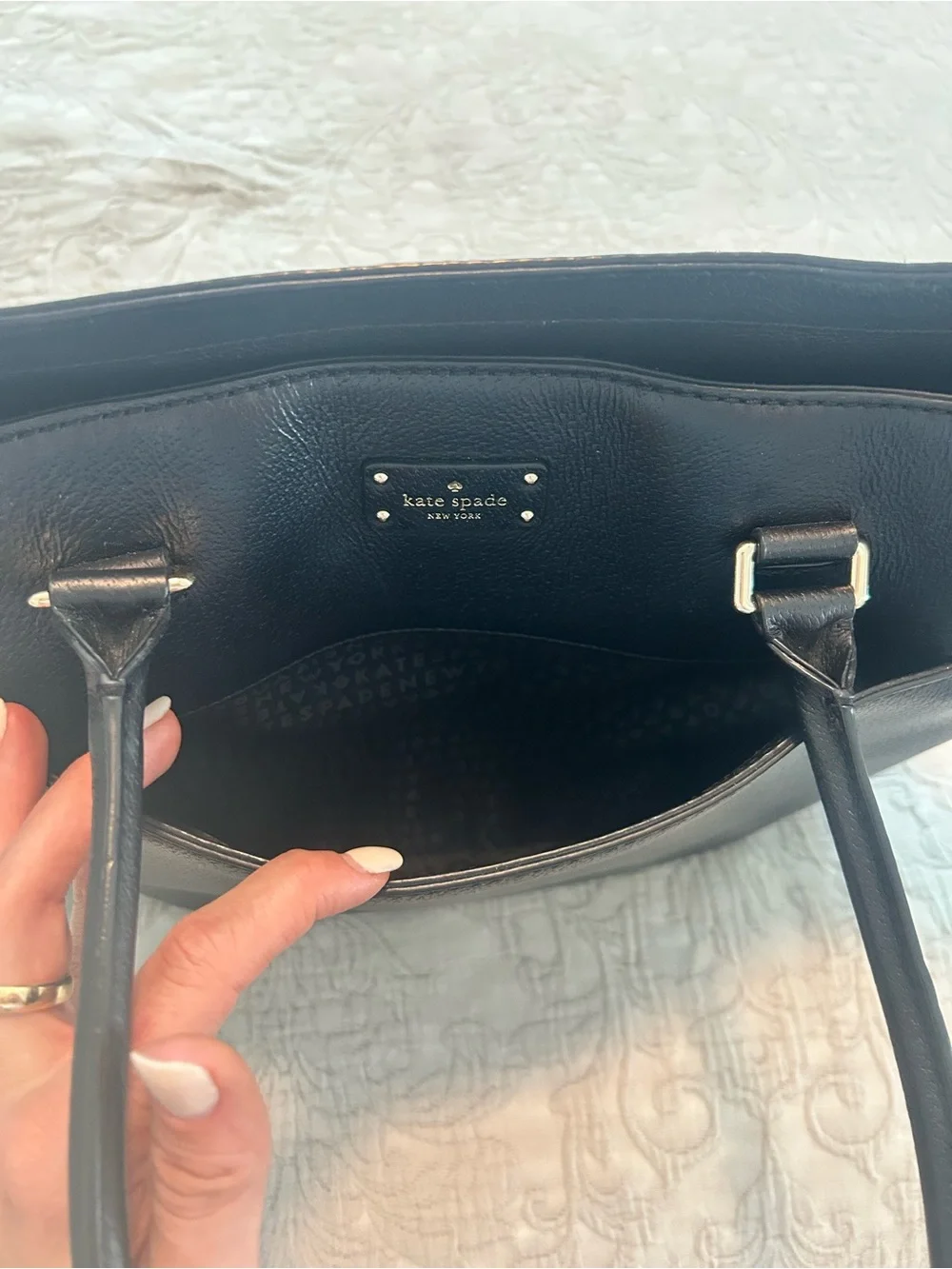 kate spade sleek black